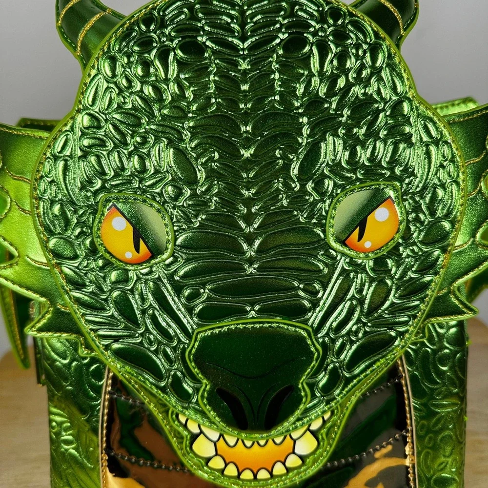 Loungefly Green Dragon Mini Backpack Books-A-Million‎ Exclusive Fourth Wing NWT